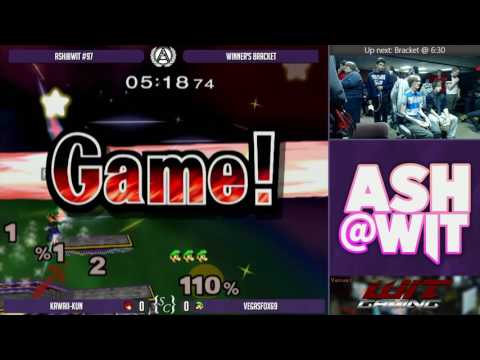 Kawaii-Kun (Roy) vs VegasFox69 (Luigi) - ASH@WIT #97 Melee Bracket