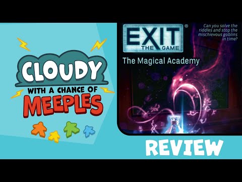 Exit: The Game - The Magical Academy Review - Cloudy with a Chance of Meeples