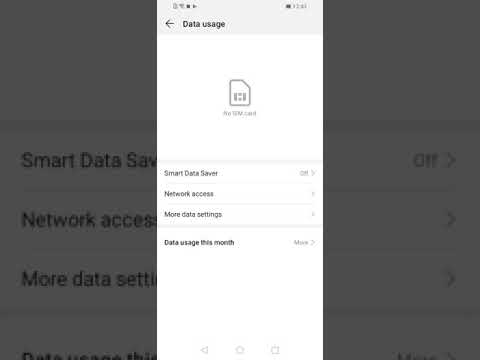 Huawei Y6 Prime 2019 Smart Data Saver