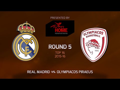 Highlights: Top 16, Round 5, Real Madrid 84-72 Olympiacos Piraeus