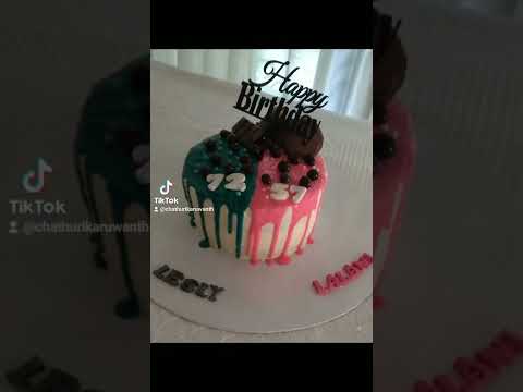 birthday  cake husband  and wife