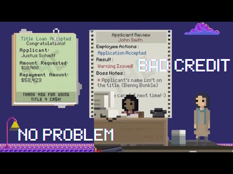Bad Credit No Problem Gameplay- Loan Officer for a Day! With tips and tricks - YouTube
