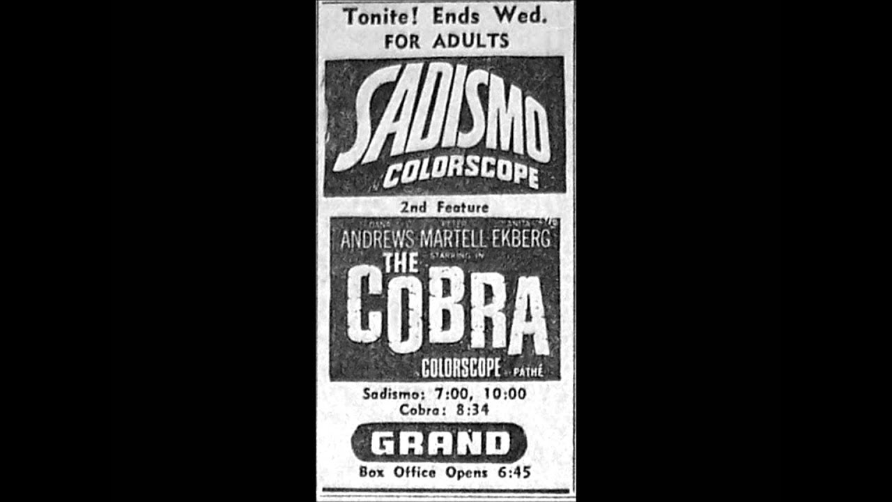 Miniature de la vidéo Sadismo Radio Ad du film Sadismo