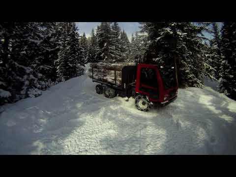 Caron Transporter Holztransport Alta Badia