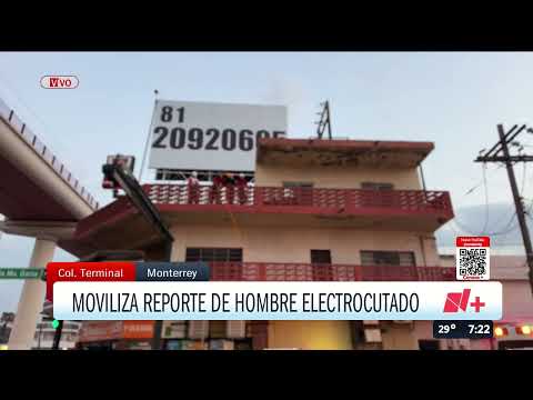 Moviliza Reporte de Hombre Electrocutado en Colonia Terminal