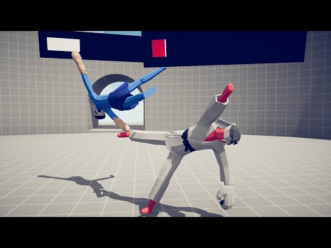 KICKBOXER vs 6 UNITS WITH HEALTH BAR - TABS - Totally Accurate Battle Simulator