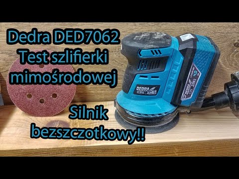 Dedra Akumuliatorinis ekscentrinis lifuoklis 18V 125 mm beepetelinis video