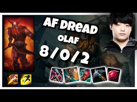 Olaf vs Taliyah AF Dread JUNGLE (8/0/2) - v11.1