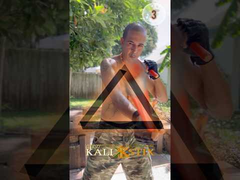 Triangle Strike Pattern Pt. 3 | Redonda Basic Kali Double Stick | Filipino Martial Arts Technique