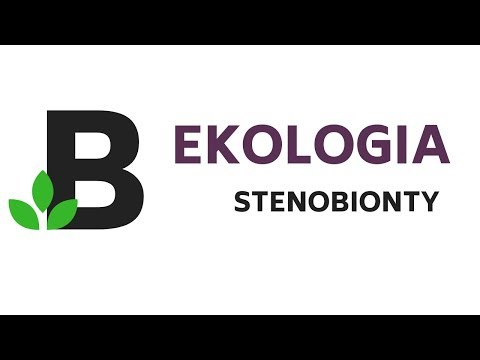 Stenobiont Stenobionty EKOLOGIA matura z biologii - #ekologia - KOREPETYCJE z BIOLOGII - 122