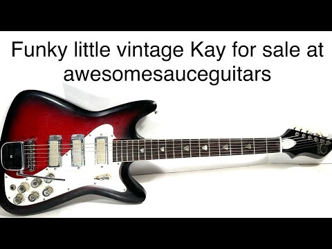 Kay Vanguard II Triple Pickup 1961 - 1966 - Redburst image 19