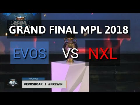 Grand final MPL 2018 Game 1 of 5 Evos vs Nxl