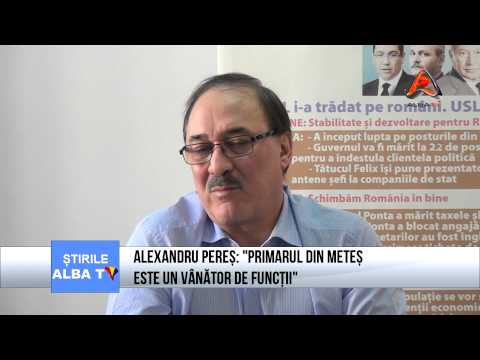 ALEXANDRU PERES PRIMARUL DIN METES ESTE UN VANATOR DE FUNCTII