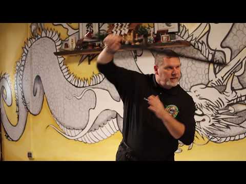 Striking with Ferrule End of the Shillelagh - Irish Stick Fighting