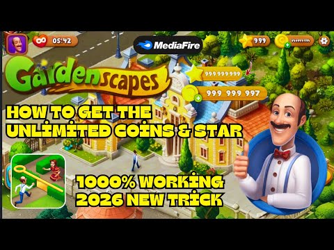 🔥 How to Download Gardenscapes MOD APK Unlimited Coins ⭐ | 100% Working ✅ 2026 New Trick 🎮