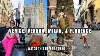 ITALY - SHOULD YOU GO? | MILAN, FLORENCE, VENICE & VERONA | DETAILED VIDEO | TRAVEL VLOG