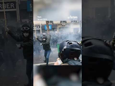 Un policier touché par un cocktail molotov à Paris