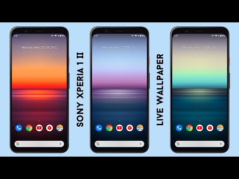 Sony Xperia 1 II Live Wallpaper install any Android device [No Root] 🔥 2020