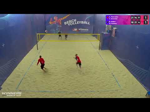 11:40 A.Matvieiev / V.Antoniuk - B.Isakov / M.Kyselov | Winners Beach Volleyball