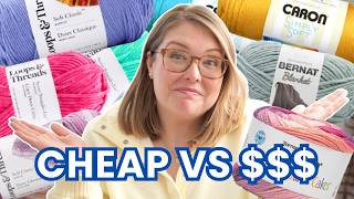 I Tested the Cheapest vs Most Expensive Yarns at Michaels | Acrylic and Chenille Yarn Review