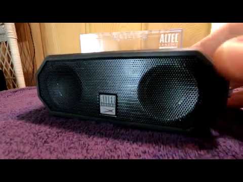 Altec H20 4 Bluetooth Speaker OVERVIEW and Sound Demonstration
