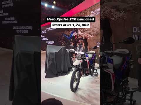 Hero Xpulse 210 launched! #autoexpo2025