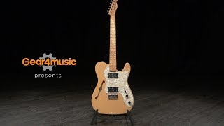 Video thumbnail for Fender Vintera 70s Telecaster Thinline, Vintage Blonde | Gear4music demo by Gear4music Guitars