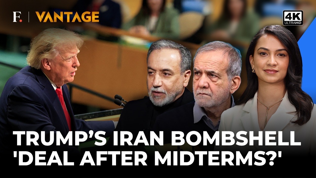 Trump’s Big Iran Warning at UNGA: Nuclear Deal, War & Midterm Hint | Vantage on Firstpost | 4K