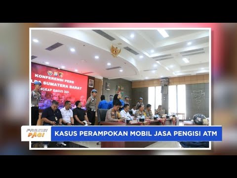 POLDA SUMBAR TANGKAP PELAKU PERAMPOKAN MOBIL JASA PENGISI ATM