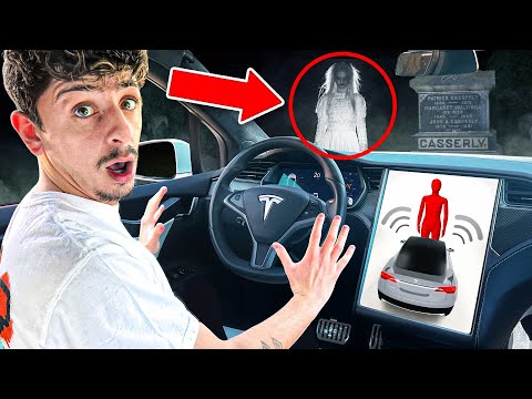 Driving My Tesla Through a Haunted Road