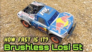 How FAST is my BRUSHLESS Losi 5T??….Let’s HOOK up a GPS and FIND OUT!