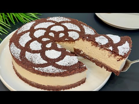 COLD COFFEE CAKE ☕️YOU MAKE IT IN 10 MINUTES! WITHOUT COOKING 🤩 very easy and delicious! 🤤