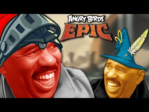 Replaying Angry Birds Epic just to remember why it's so peak