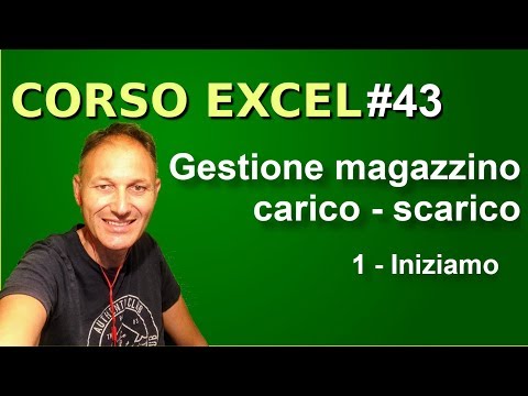 , title : '43 Corso Excel: Gestione carico scarico magazzino | Daniele Castelletti | Maggiolina'