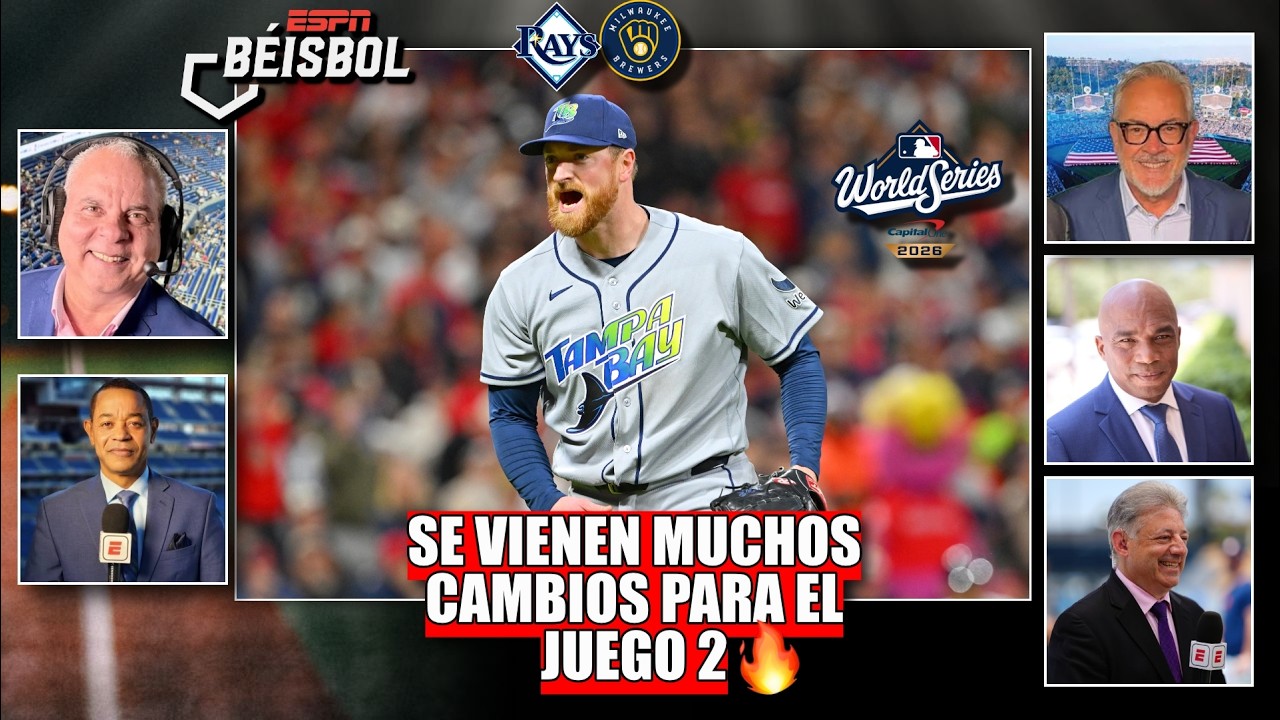Los RAYS deben APROVECHAR de RASMUSSEN si quieren GANAR el JUEGO 2 ante los BREWERS | ESPN Beisbol
