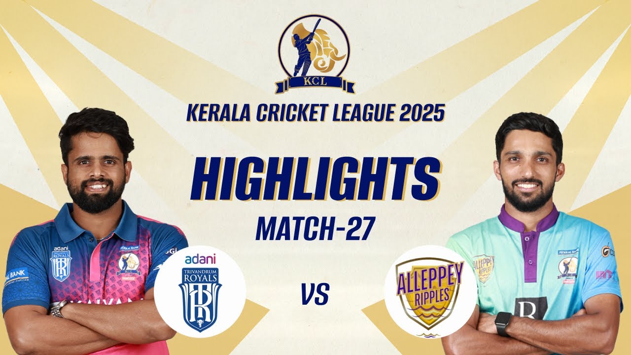 Adani Trivandrum Royals VS Alleppey Ripples