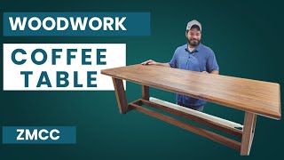 Handcrafted Black Walnut Coffee Table | Custom Woodworking Build