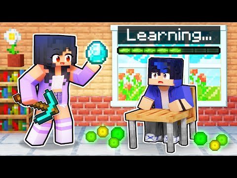 Playing as a SCHOOL TEACHER in Minecraft!