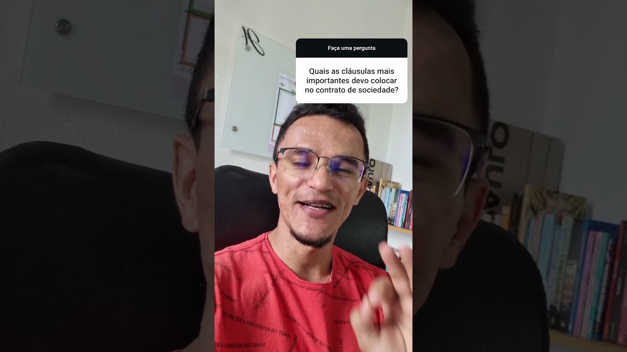 Cláusulas mais importante do contrato social.