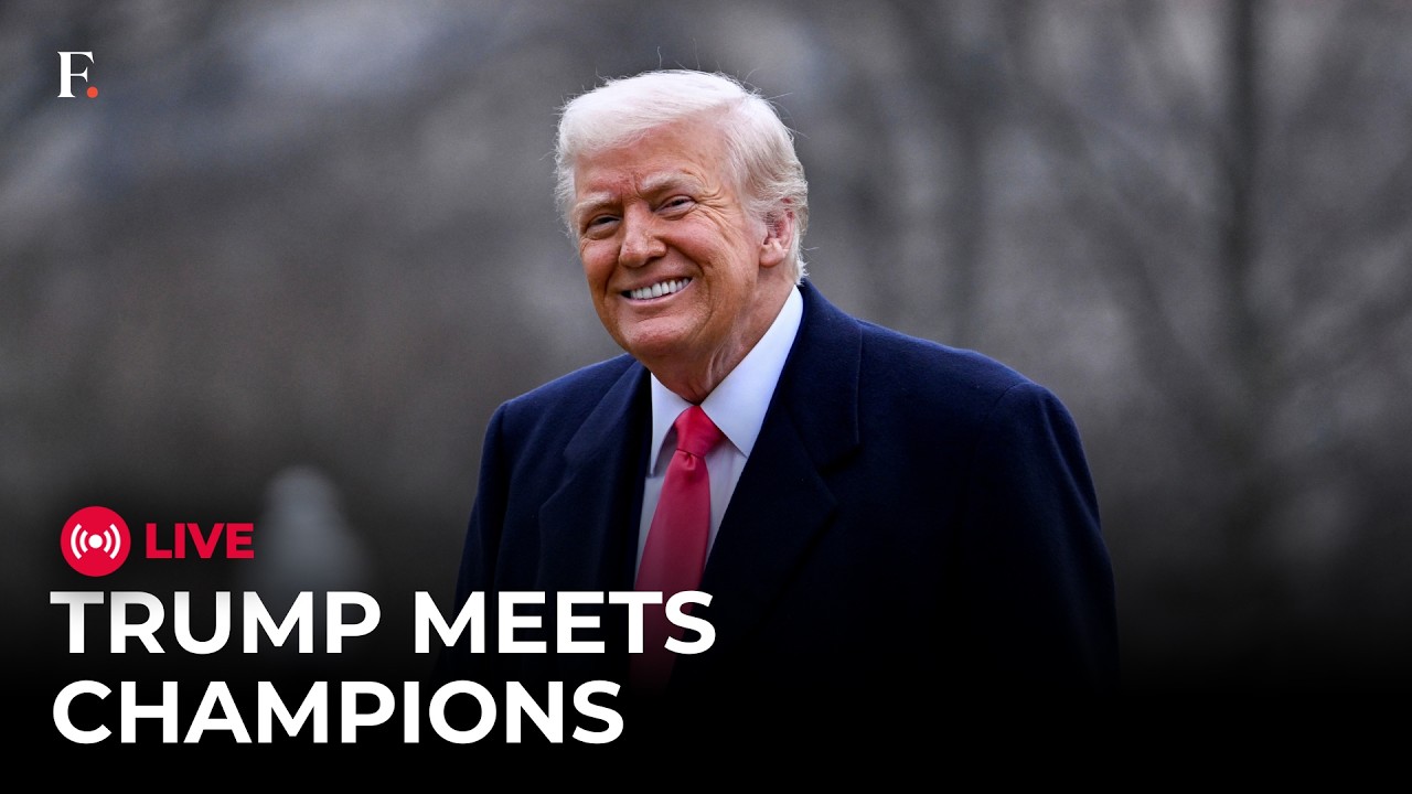 Trump LIVE: President Hosts Team USA Olympians at White House Rose Garden