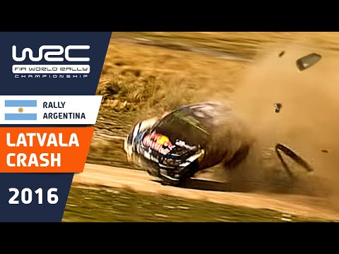 WRC - YPF Rally Argentina 2016: Spectacular CRASH Jari-Matti Latvala on SS14