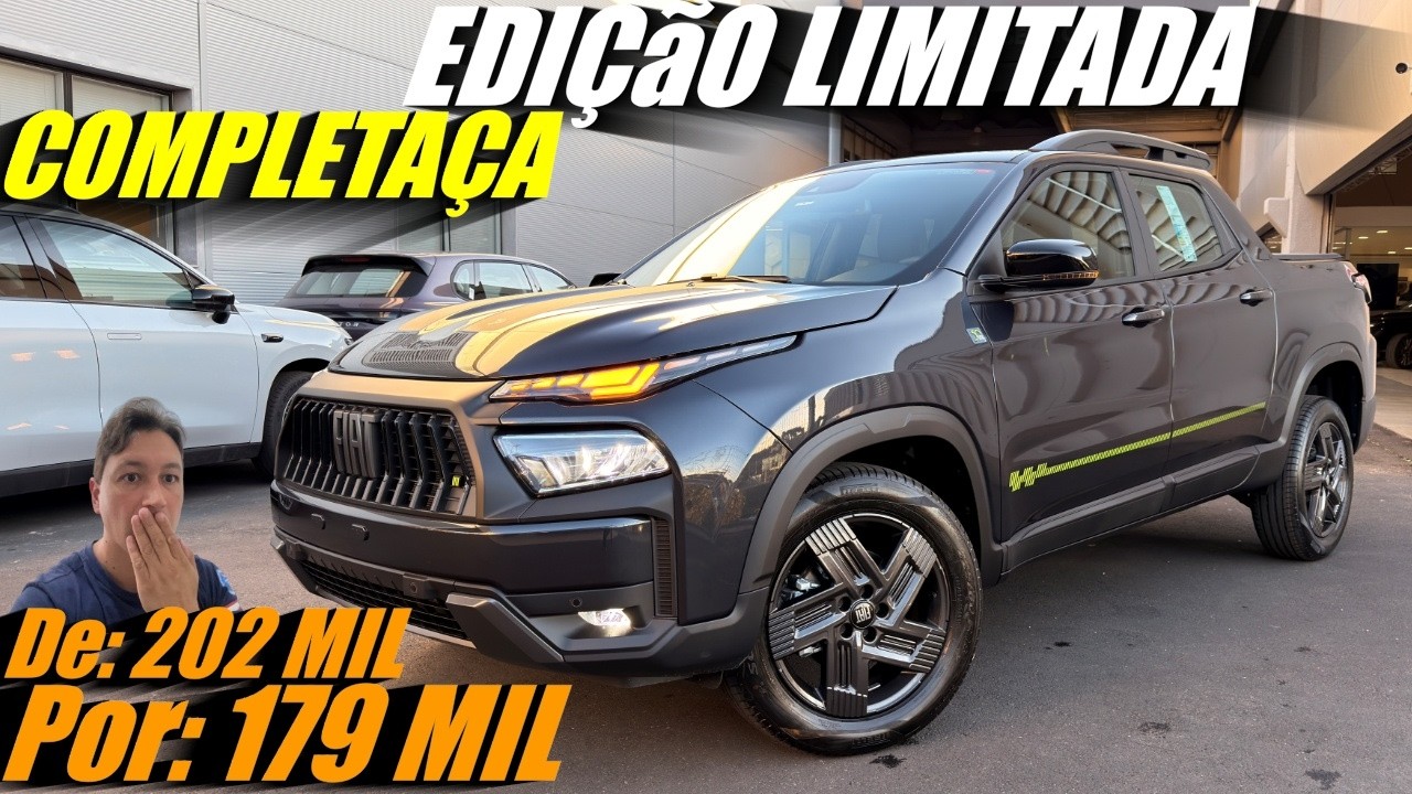 NOVA FIAT TORO 2027 EDIÇÃO LIMITADA 50 ANOS! Preço Promocional de lançamento.