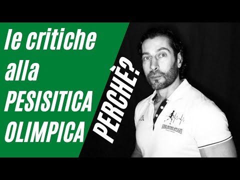 LA PESISTICA OLIMPICA è stata spesso criticata..PERCHE?
