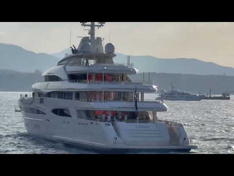 $100M MIMTEE Superyacht departing Monaco ​⁠@archiesvlogmc