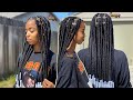 Large Knotless Box Braids With Beads| Bileaf Hair
