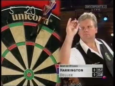 Rod Harrington v Keith Deller - The Grudge Match- 2002 World Matchplay Darts Part 1/6