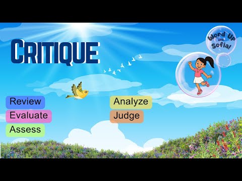 CRITIQUE | Word Up with Sofia! (With Synonyms & Antonyms) | 5th Grade Vocabulary Fun! (09.08.25 Mon)