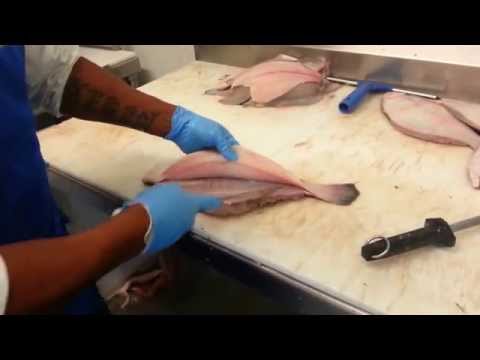 How to fillet whole flounder