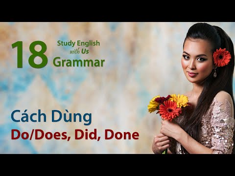 Grammar 18: How to Use Do/Does, Did, Done