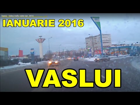 Orasul VASLUI video trafic ianuarie 2016